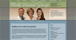 Desktop Screenshot of blakedentalgroup.com