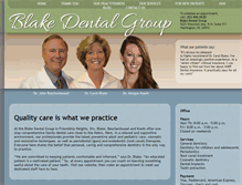 Tablet Screenshot of blakedentalgroup.com